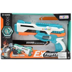 imagen de Ex Fighter: Arma espacial eléctrica con luz y sonido 25cm 3