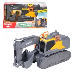 Excavadora Volvo con efectos de luz y sonido 23cm - Dickie Toys