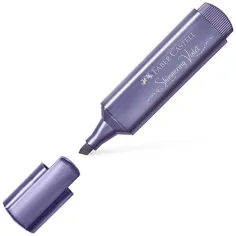 Faber-Castell: 1546 Resaltador Shimmering Violet en color metálico morado 1ud
