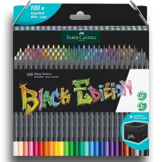 Faber-Castell: Black Edition set de lápices de colores de 100 unidades