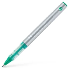 Faber-Castell: Bolígrafo verde de punta 0.5mm