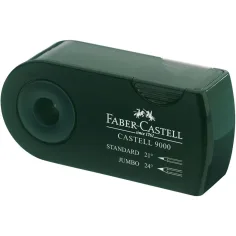 imagen de Faber-Castell: Castell 9000 verde sacapuntas doble 2