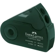 Faber-Castell: Castell 9000 verde sacapuntas doble