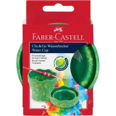 Faber-Castell: Click and Go verde mármol paleta de pinceles