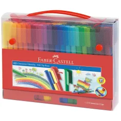 Faber-Castell: Conjunto de Rotuladores Conector – Set de 60 unidades en un práctico estuche