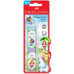 Faber-Castell: Divertida selva set de gomas de borrar de PVC de 2 piezas