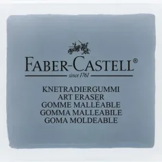 Faber-Castell: Goma de borrar gris en caja de plástico