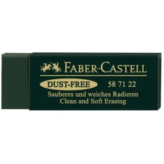Faber-Castell: Goma de borrar verde sin virutas