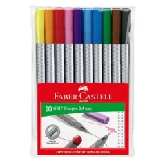 Faber-Castell: Grip 0,4mm marcador de punta fina set de 10 unidades