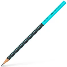 Faber-Castell: Grip 2001 lápiz de grafito HB negro-turquesa