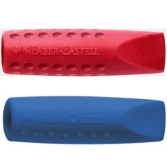 Faber-Castell: Grip borrador de colores para lápiz 2ud