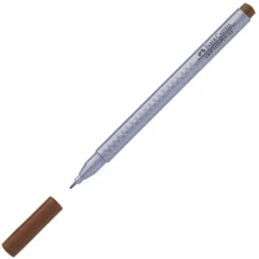 Faber-Castell: Grip Finepen marrón quemado de 0,4 mm