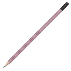 Faber-Castell: Lápiz de grafito Grip con goma rosa