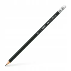Faber-Castell: Lápiz de grafito HB con goma 1ud