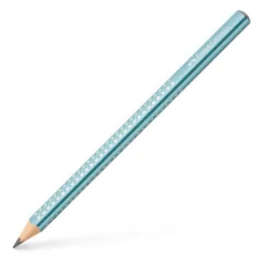 Faber-Castell: Lápiz de grafito jumbo Sparkle color océano metálico
