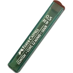 Faber-Castell: Mina de grafito para lápiz rotring de 0,5mm HB