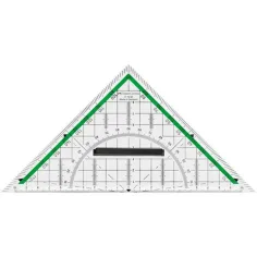 imagen de Faber-Castell: Regla triangular con mango extraíble de 20 cm 2