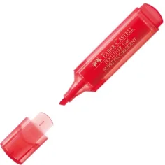 Faber-Castell: Resaltador superfluorescente rojo