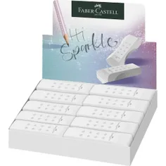 Faber-Castell: RollOn Sparkle borrador libre de PVC color blanco 1ud