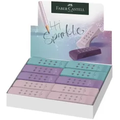 Faber-Castell: RollOn Sparkle borrador sin PVC en varios colores 1ud