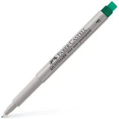 Faber-Castell: Rotulador de folio F verde