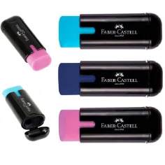 Faber-Castell: Sacapuntas de colores de moda con goma 1ud