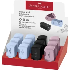 Faber-Castell: Sacapuntas mini de armonía en cuatro colores 1ud