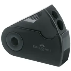 Faber-Castell: Sacapuntas negro doble