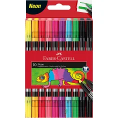 Faber-Castell: Set de 10 marcadores de neón de doble punta