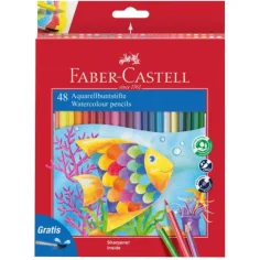 Faber-Castell: Set de 48 lápices de colores acuarelables con pincel