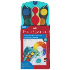 Faber-Castell: Set de acuarelas de 12 colores turquesa
