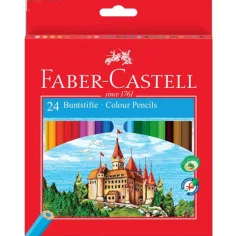 Faber-Castell: Set de lápices de colores de 24 unidades