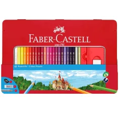 Faber-Castell: Set de lápices de colores en caja de metal 48 unidades