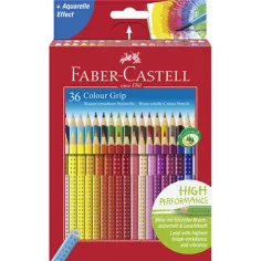 Faber-Castell: Set de lápices de colores Grip de 36 unidades