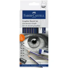 Faber-Castell: Set de lápices de grafito de 8 piezas