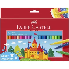 Faber-Castell: Set de rotuladores de castillo de 50 unidades