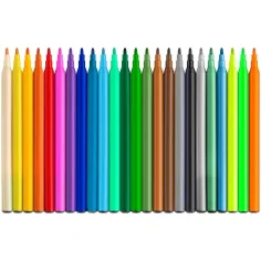 imagen de Faber-Castell: Set de rotuladores de dinosaurios 18+6 unidades 2