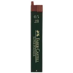 Faber-Castell: Super Polymer mina 0,5mm, 12 unidades, 2B