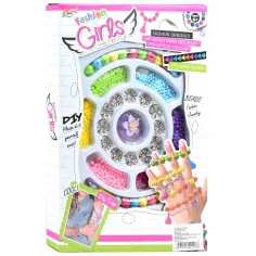 Fashion Girls: set de creación de pulseras 200+ cuentas y accesorios