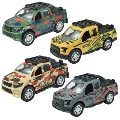 Fast Racer: PickUp todoterreno con ruedas de lenticular en varias versiones 11cm