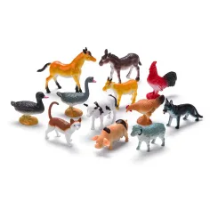imagen de Faunica: Conjunto de figuras de animales de granja de 12 piezas - Woodyland 2