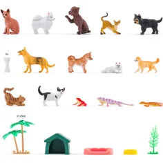 imagen de Faunica: Juego de animales domésticos en cubo - Woodyland 2