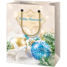 Feliz Navidad, bolsa de regalo gigante decorativa 40x56x20cm