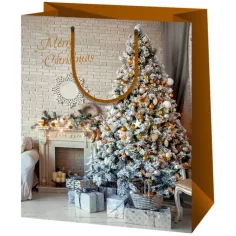 ¡Feliz Navidad! bolsa de regalo gigante navideña 40x20x56cm