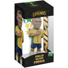 Figura de acción de futbolista, 12 cm - Leyendas de la Copa del Mundo Brasil Ronaldo en la camiseta 9