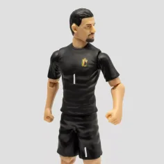 imagen de Figura de acción de futbolista, 20 cm - Bélgica, Courtois con camiseta número 1 4