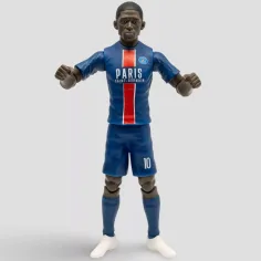 imagen de Figura de acción de futbolista, 20 cm - PSG, con camiseta de Dembélé 10 2