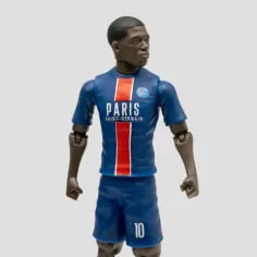 imagen de Figura de acción de futbolista, 20 cm - PSG, con camiseta de Dembélé 10 3
