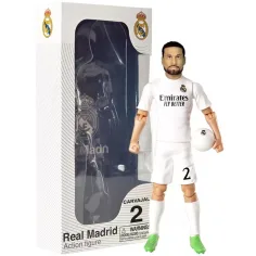 Figura de acción de futbolista, 20 cm - Real Madrid, Carvajal con camiseta número 2