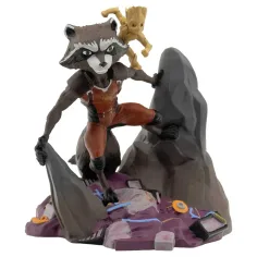 Figura de acción de Marvel Mordály y Groot de 8 cm con base - Bullyland